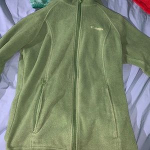Columbia lime green sweater
